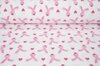 Printed fleece Pink Ribbon