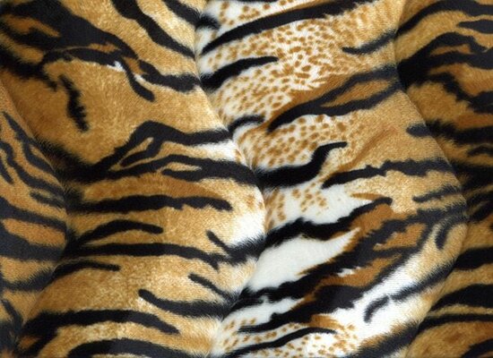 Velboa Dieren Print Tijger