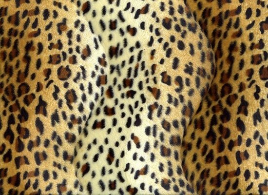 Velboa Dieren Print Panter Licht Goud