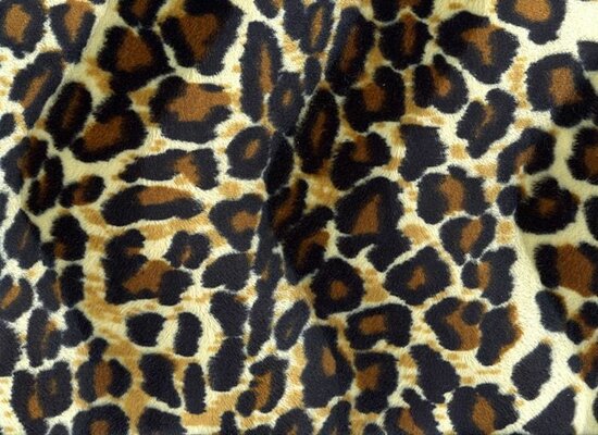 Velboa Animal Print Panther Dark Medium