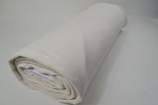 Fleece 100% Eko Katoen Creme