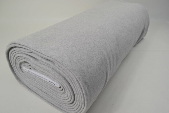 Fleece 100% Eco Cotton Light Gray