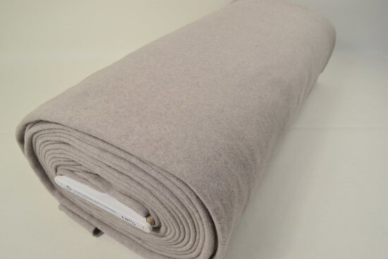 Fleece 100% Eko Katoen Beige