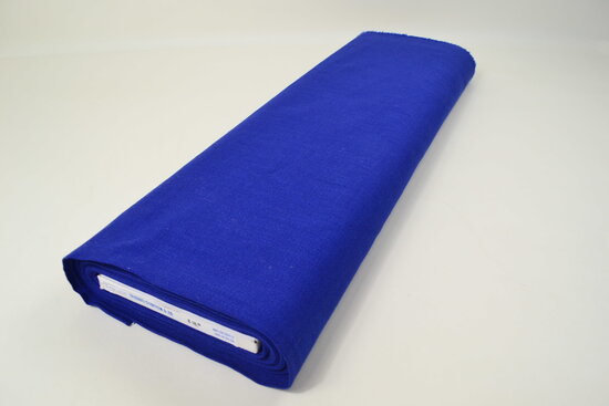 Stretch Linen Cobalt