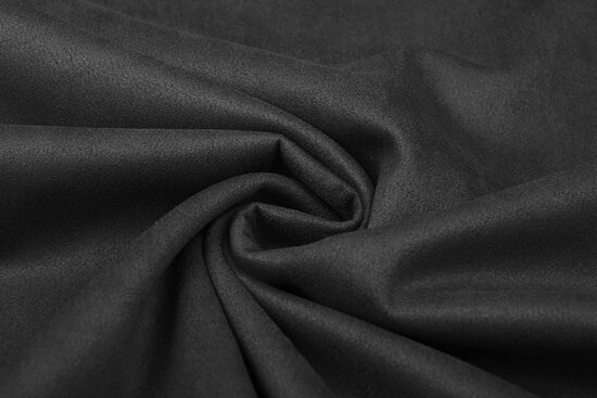 Suedine Stretch Dark Grey