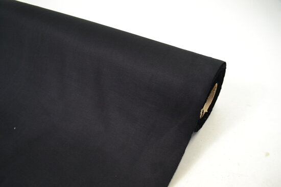 Cotton uni Black 120cm Width