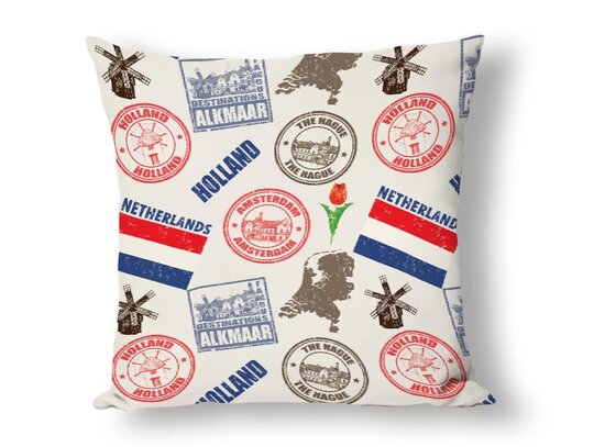 Katoen Canvas Stof digitaal Holland