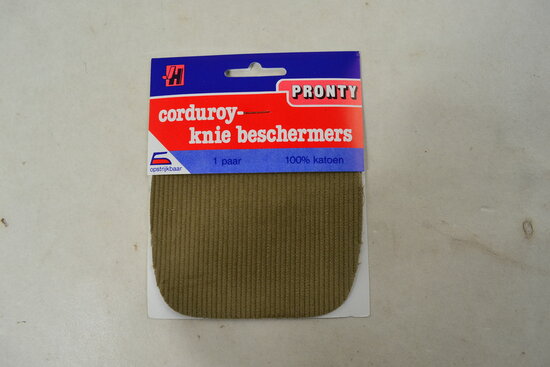 corduroy knee pads Iron on Taupe