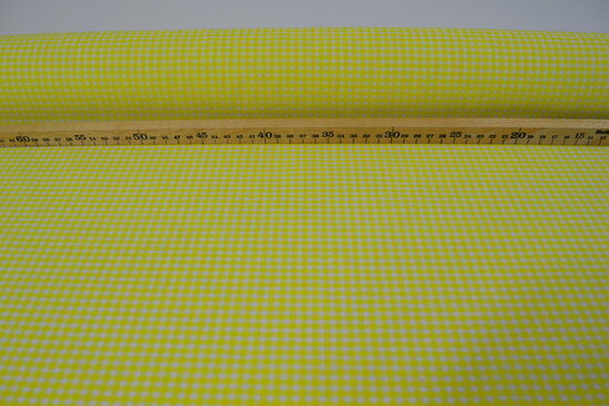 Boerenbont Ruitjes 0.3 CM Geel