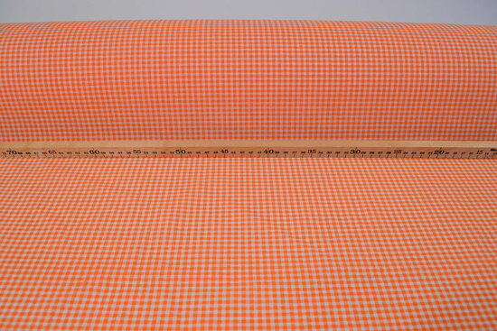 Boerenbont Ruitjes 0.3 CM Oranje