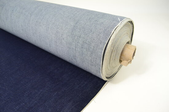 Japanse Denim Stoffen Blauw