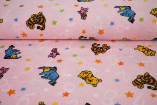 Disney Fleece Winnie The Pooh Pink
