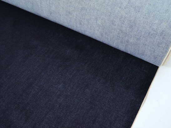 Japanese Denim Fabrics  Super dark Blue