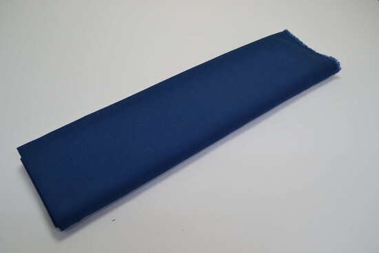 Stretch Linnen Donker blauw