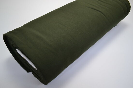 Jogging fabric Brushed Dark Green