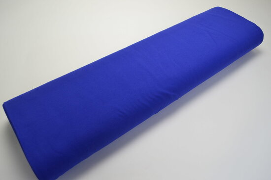 Katoenen Tricot Squash Kobalt