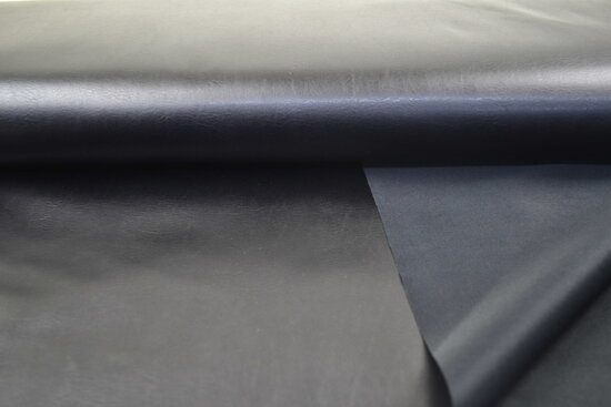 Faux Leather Fabrics Black