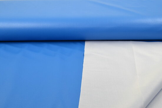 Faux Leather Fabrics Aqua