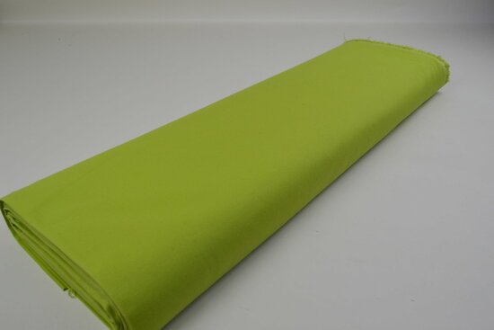 Cotton Uni Stretch Lime