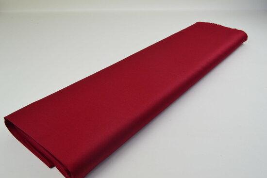 Katoen Uni Stretch Rood