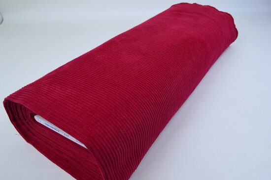 Corduroy fabrics Coarse Red