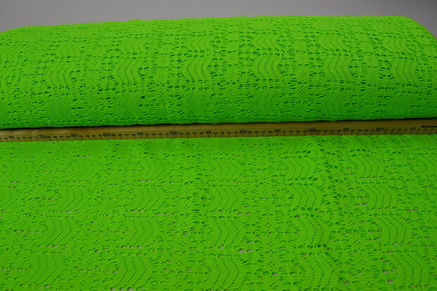 Mesh fabric Madrid Neon green