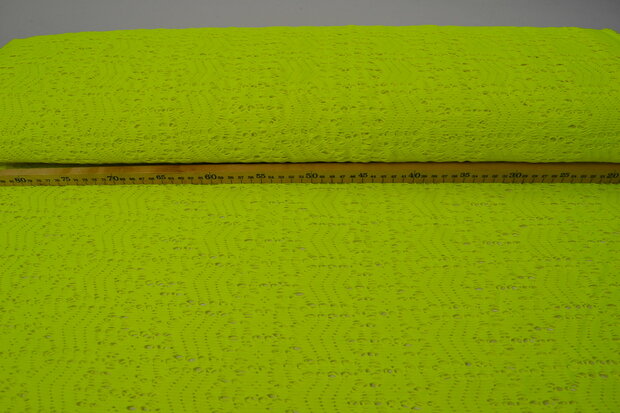 Netstof Madrid Neon Geel