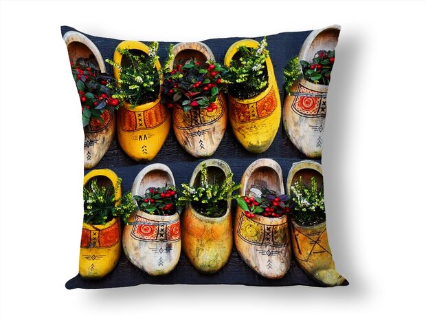 Cotton Canvas Fabric Digitally Printed Clogs