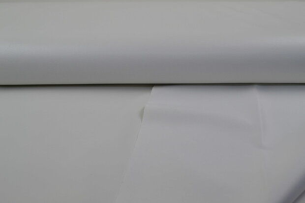 Faux Leather Fabrics White